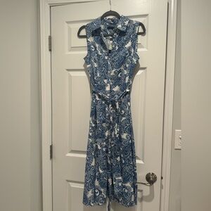 Tommy Hilfiger Blue and White Dress